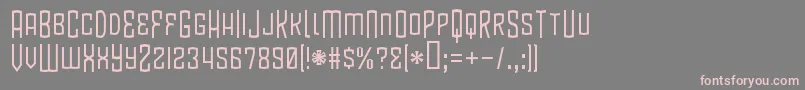 BlamdudeBb Font – Pink Fonts on Gray Background