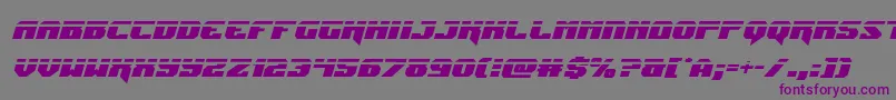 Jumperslaserital Font – Purple Fonts on Gray Background