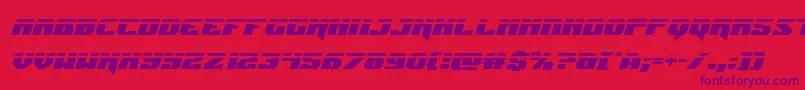 Шрифт Jumperslaserital – фиолетовые шрифты на красном фоне