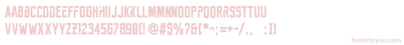 ReckonerBold Font – Pink Fonts on White Background