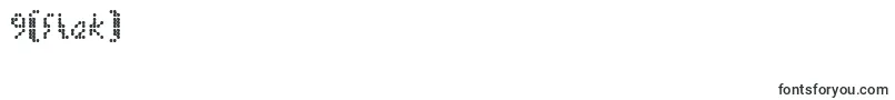 フォントFlak – フォント数字9