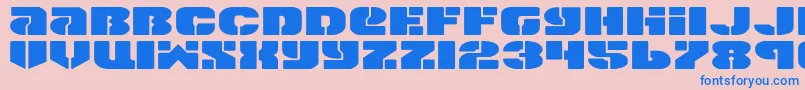 More about Spacec5e2 Font Spacec5e2 Font – Blue Fonts on Pink Background
