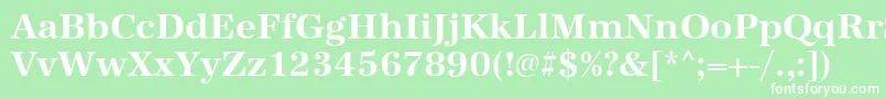 AntiquastdBold Font – White Fonts on Green Background