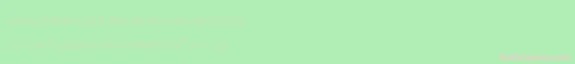 フォントRmPlaytime – 緑の背景にピンクのフォント