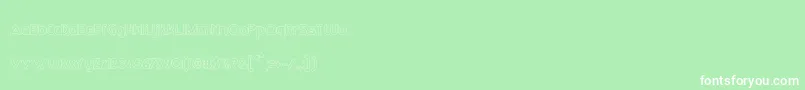 RmPlaytime Font – White Fonts on Green Background