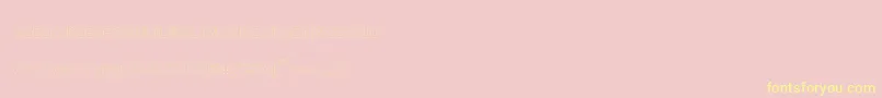 fuente RmPlaytime – Fuentes Amarillas Sobre Fondo Rosa