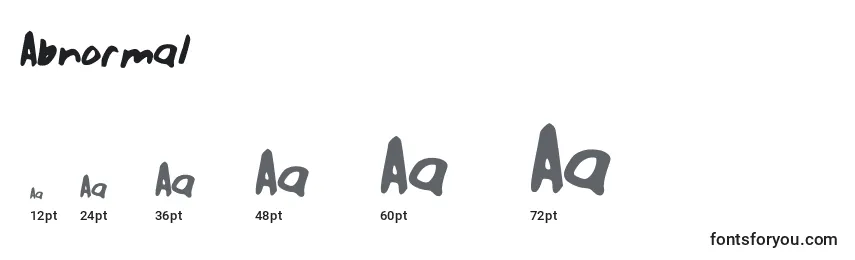 Abnormal Font Sizes