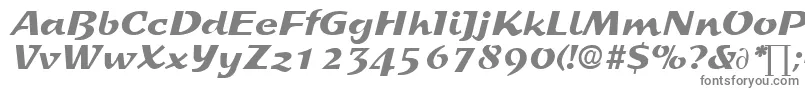 Шрифт SprintDb – серые шрифты на белом фоне