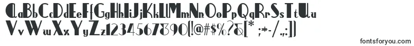 Шрифт Anchorsteamnf – многолинейные шрифты