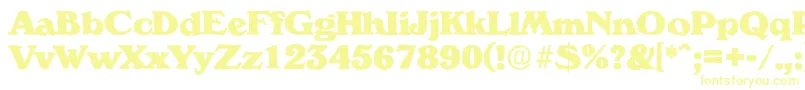 VeronaantiqueHeavyRegular Font – Yellow Fonts