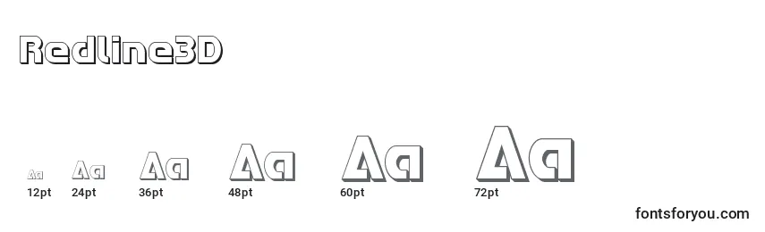 Redline3D Font Sizes