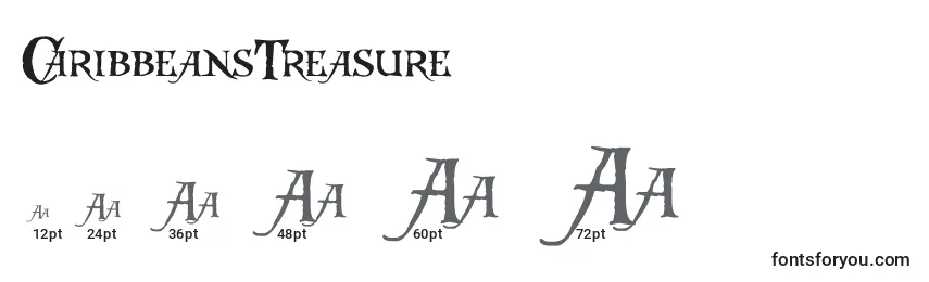 CaribbeansTreasure Font Sizes