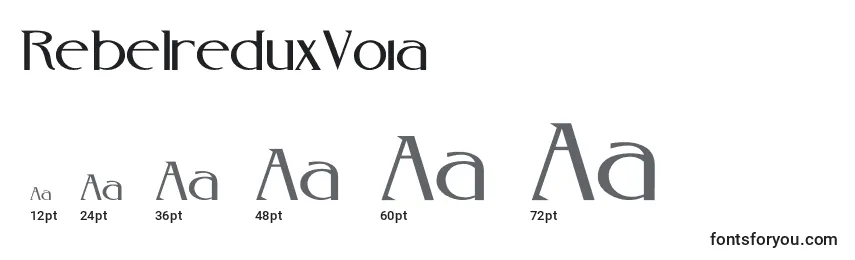Размеры шрифта RebelreduxV01a (110304)
