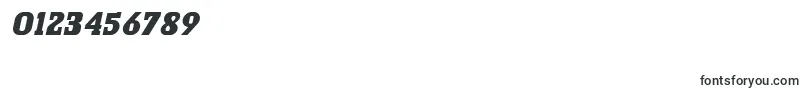 BoskoItalic Font – Fonts for Numbers and Digits