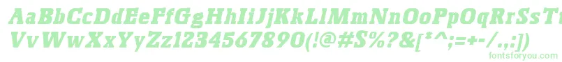 BoskoItalic Font – Green Fonts