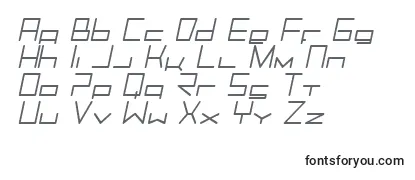 Review of the TrancemissionMediumitalic Font