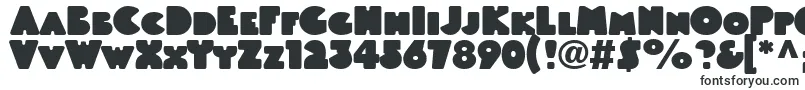 Шрифт Linotypeblackwhiteheadline – большие шрифты