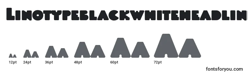 Linotypeblackwhiteheadline Font Sizes