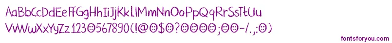 DkNouveauCrayon Font – Purple Fonts