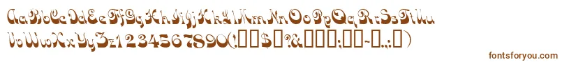 Tradewindssk Font – Brown Fonts on White Background