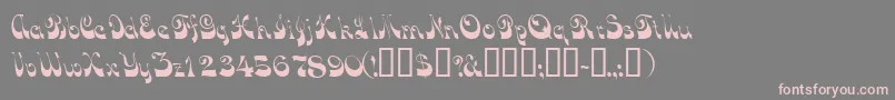 Tradewindssk Font – Pink Fonts on Gray Background