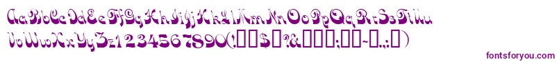 Tradewindssk Font – Purple Fonts on White Background