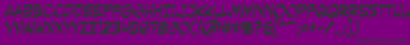 CreepingEvil Font – Black Fonts on Purple Background