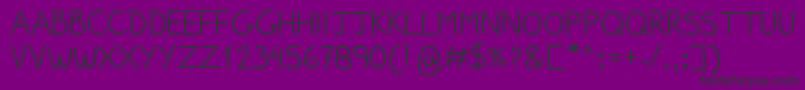 PumpedUpKicks Font – Black Fonts on Purple Background