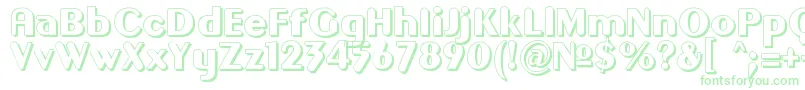 Gilgono-fontti – vihreät fontit