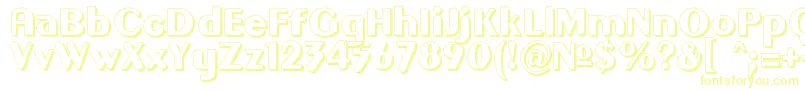 フォントGilgono – 黄色のフォント