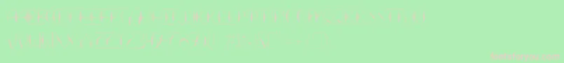 LaTortura Font – Pink Fonts on Green Background