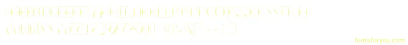LaTortura Font – Yellow Fonts on White Background