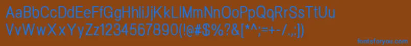 fuente NeogramMediumcnd – Fuentes Azules Sobre Fondo Marrón