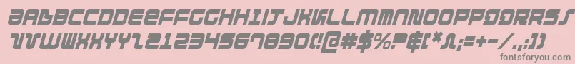 Direktorci Font – Gray Fonts on Pink Background