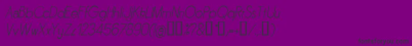 Sornli Font – Black Fonts on Purple Background