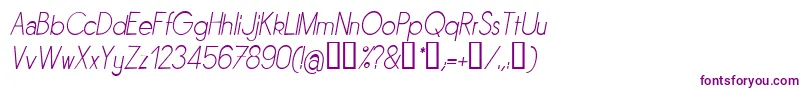 Sornli Font – Purple Fonts on White Background