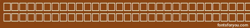 ThrillRegular Font – White Fonts on Brown Background