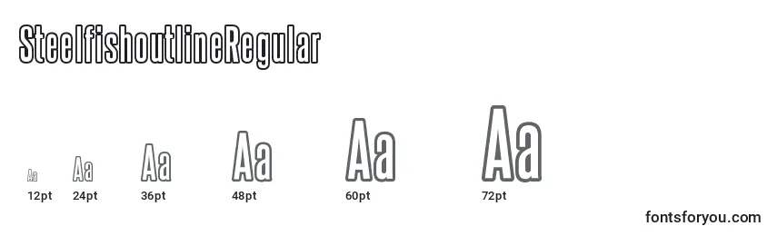 SteelfishoutlineRegular Font Sizes