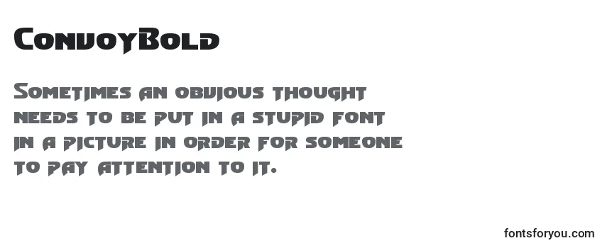 ConvoyBold Font