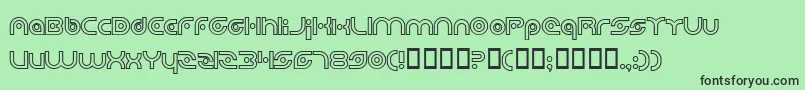 More about PlanetaryOrbiterOutlineBold Font PlanetaryOrbiterOutlineBold Font – Black Fonts on Green Background