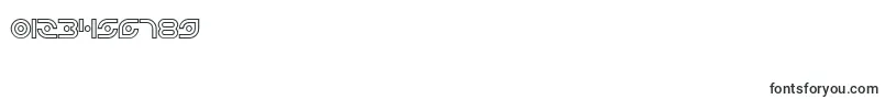 PlanetaryOrbiterOutlineBold Font – Fonts for Numbers and Digits