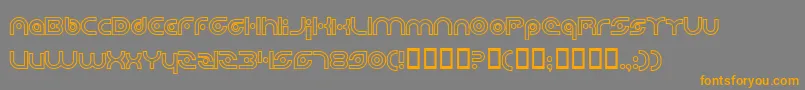 Подробнее о шрифте PlanetaryOrbiterOutlineBold Шрифт PlanetaryOrbiterOutlineBold – оранжевые шрифты на сером фоне