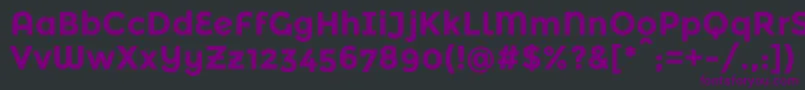 MontserratalternatesBold Font – Purple Fonts on Black Background