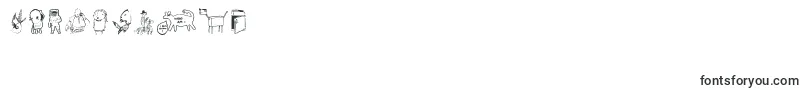 Plakkenwalls-Schriftart – Schriften für Zahlen und Nummern