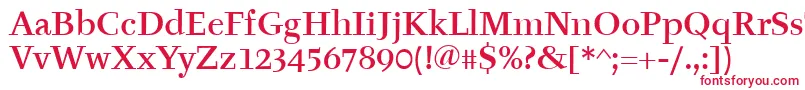 TyfaItcMedium Font – Red Fonts