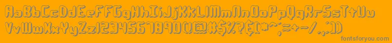 Подробнее о шрифте Qlumpysh Шрифт Qlumpysh – серые шрифты на оранжевом фоне