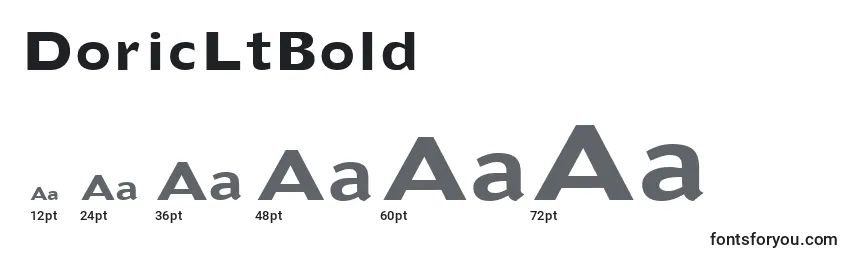 DoricLtBold Font Sizes