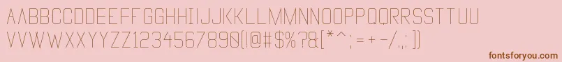 En savoir plus sur la police VanadineRegular Police VanadineRegular – polices brunes sur fond rose