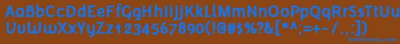 Подробнее о шрифте TelluralBold Шрифт TelluralBold – синие шрифты на коричневом фоне