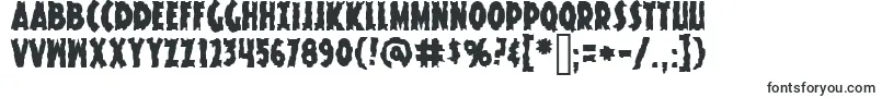 Шрифт KnuckleSandwichKrunchy – популярные шрифты